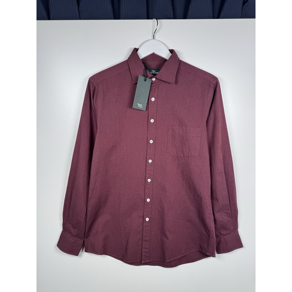 NEW $69.97 - RODD & GUNN Martinborough LS SF Shirt - Burgundy - Medium